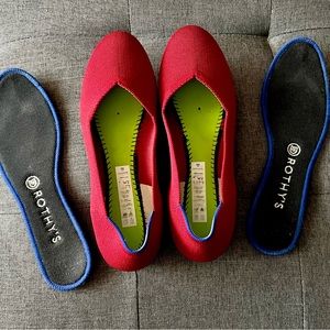 Rothy’s Red Flats